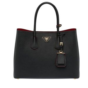 Prada Saffiano Double Bag Large